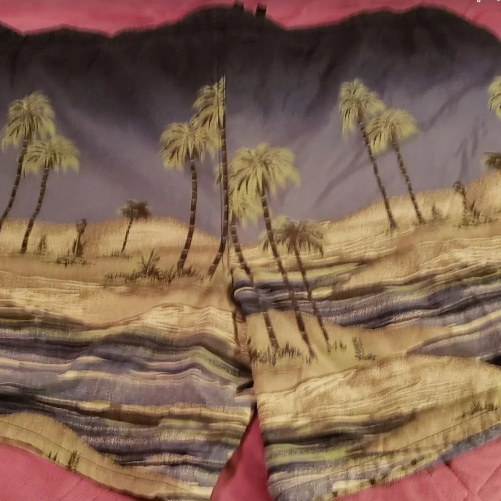Vintage Catalina Island Wear Swim Trunks Mens 2XL Hawaiian Pattern 100% Nylon